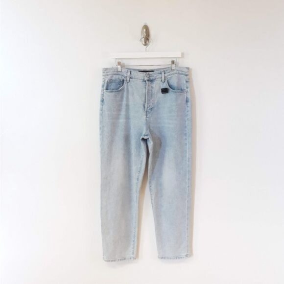 Veronica Beard Jeans Blake Classic Straight High Rise Women's Size 12 31 New wit - Picture 3 of 9